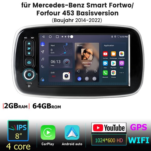 Autoradio carplay per - carplay, 8''